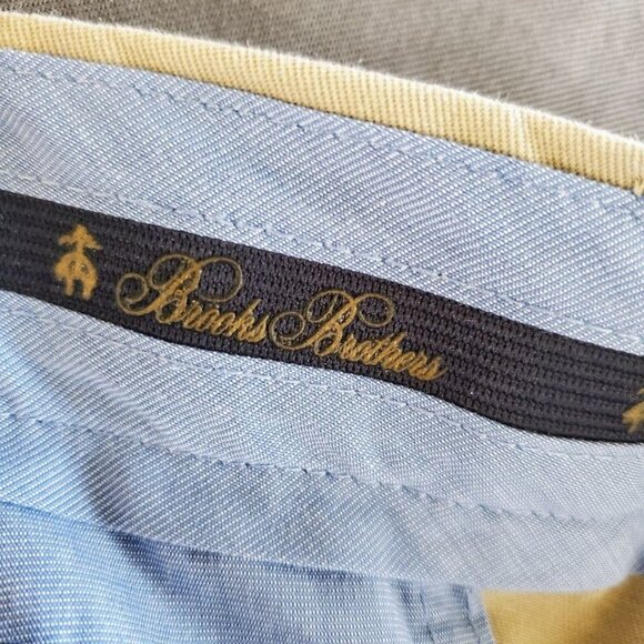 Brooks Brothers Lightweight Advantage Chino Milano Pants Khaki Slim Fit 34/30 - Picture 6 of 6